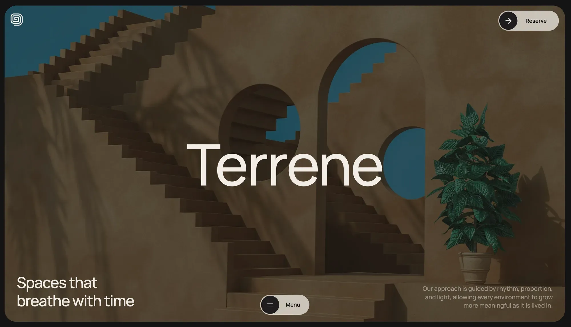 Sitio de Terrene en escritorio — vista 2