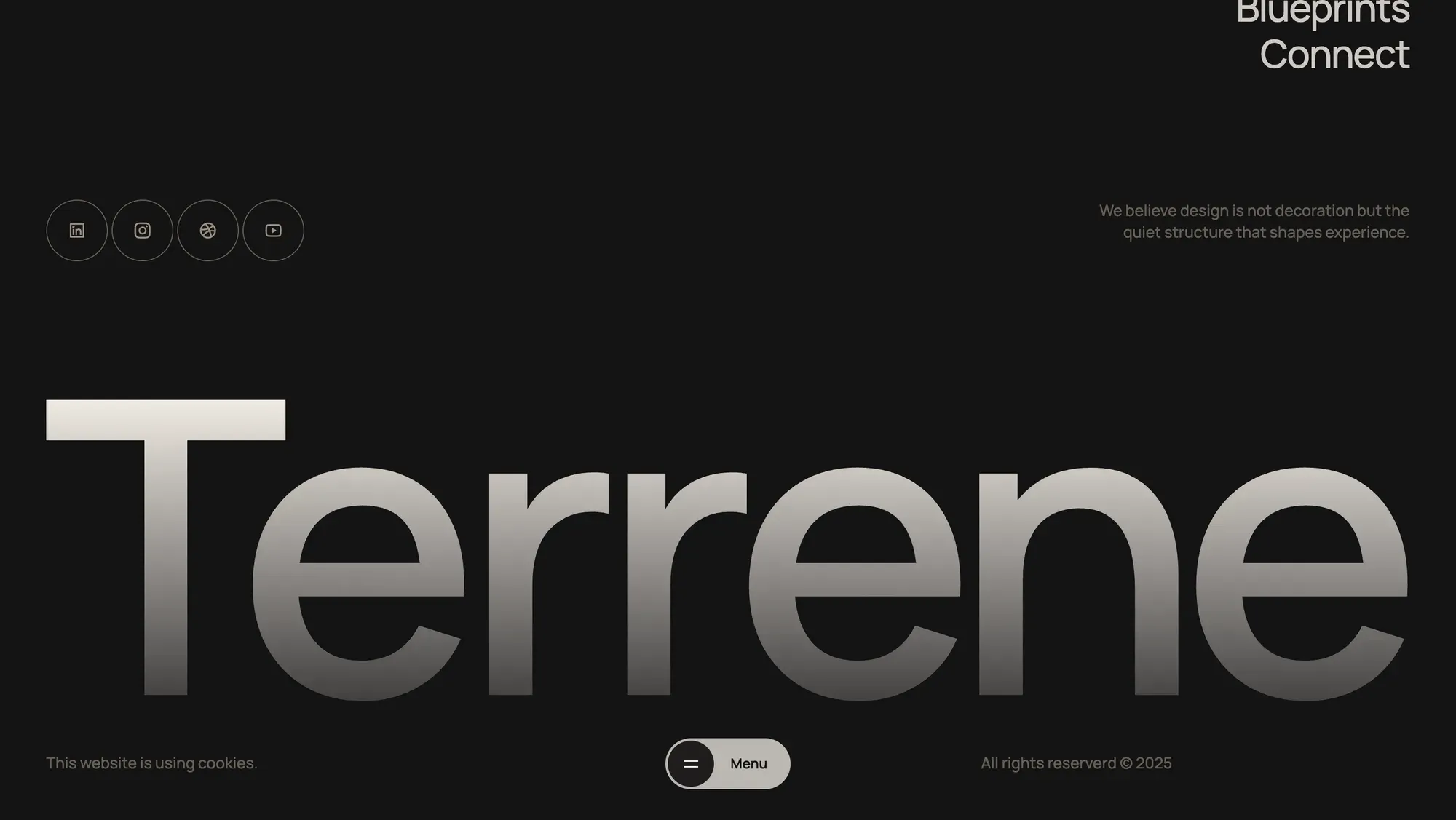 Sitio de Terrene en escritorio — vista 3